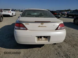 2001 Toyota Solara SE with VIN 2T1CF22P81C458104, listed as a Copart auction lot 73561244 with 74,177 mi miles and Salvage Title. Bid and sale history available at carsss.com. Image 6.