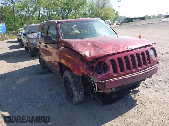2016 Jeep Patriot Sport with VIN 1C4NJPBA7GD528395, listed as a IAAI auction lot 42221670 with 116,897 mi miles and . Bid and sale history available at DreamBid. Image 1.