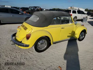 1973 Volkswagen Beetle with VIN 1532316998, listed as a Copart auction lot 83344644 with 1,983 mi miles and Salvage Title. Bid and sale history available at DreamBid. Image 3.