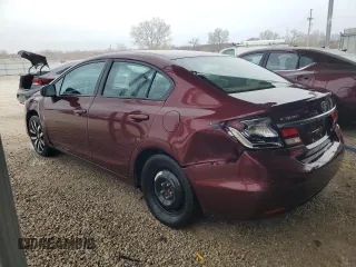 2015 Honda Civic Sedan EX-L with VIN 19XFB2F97FE078068, listed as a Copart auction lot 49748875 with 163,892 mi miles and Clean Title. Bid and sale history available at carsss.com. Image 2.