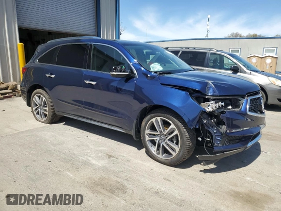 2018 Acura MDX Advance with VIN 5J8YD4H8XJL004325, listed as a Copart auction lot 55131815 with 63,306 mi miles and Salvage title. Bid and sale history available at DreamBid. Image 4.