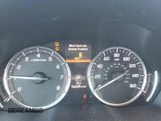 2017 Acura MDX Technology with VIN 5FRYD4H53HB023928, listed as a Copart auction lot 56055535 with 160,249 mi miles and Salvage title. Bid and sale history available at DreamBid. Image 9.