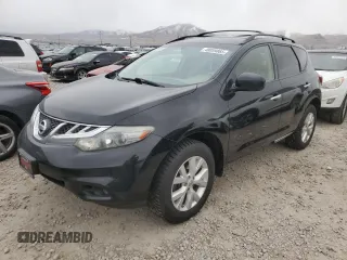 2014 Nissan Murano SV with VIN JN8AZ1MU1EW403135, listed as a Copart auction lot 48060925 with 189,440 mi miles and Clean Title. Bid and sale history available at carsss.com. Image 1.