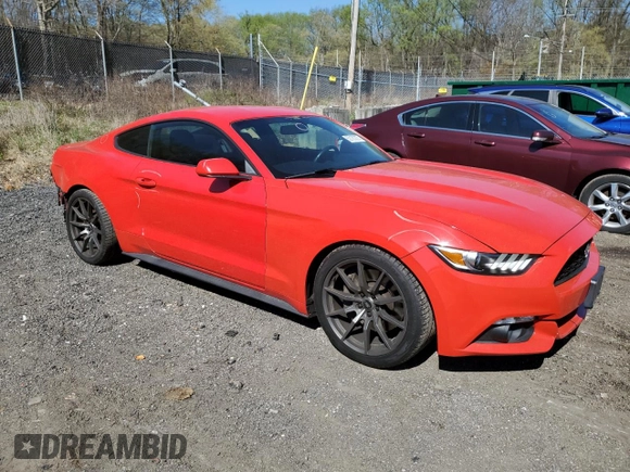 2016 Ford Mustang EcoBoost z VIN 1FA6P8TH6G5335854, wystawiony jako Copart lot #52160225 z przebiegiem 183 060 mil mil oraz Szkoda całkowita • Salvage title. Historia ofert i sprzedaży dostępna na DreamBid. Obrazek 4.