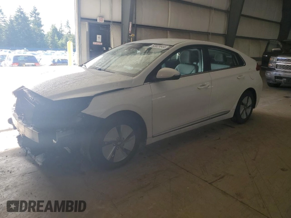2021 Hyundai Ioniq SE with VIN KMHC75LC0MU260811, listed as a Copart auction lot 82023644 with 83,366 mi miles and Salvage Title. Bid and sale history available at DreamBid. Image 1.