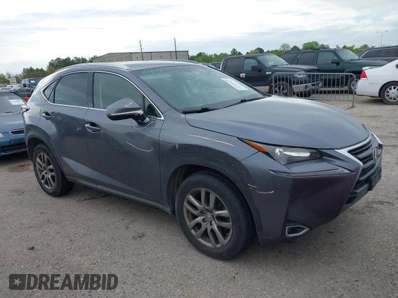2015 Lexus NX 200t with VIN JTJBARBZ7F2006233, listed as a IAAI auction lot 41898572 with 73,038 mi miles and . Bid and sale history available at DreamBid. Image 1.