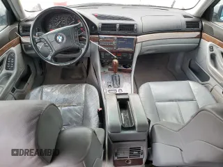 2000 BMW 7 Series 740iL with VIN WBAGH8340YDP13647, listed as a Copart auction lot 85348514 with 0 mi miles and Clean Title. Bid and sale history available at carsss.com. Image 8.
