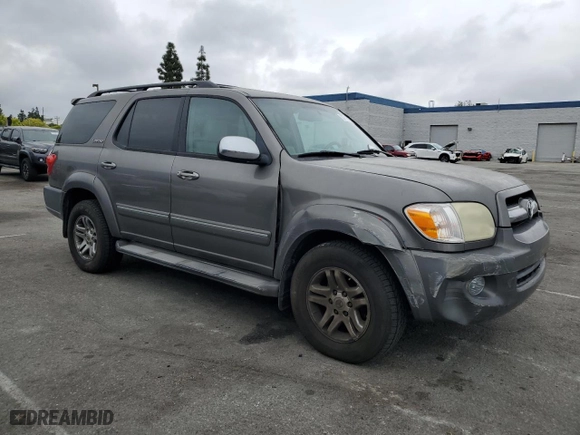 2007 Toyota Sequoia Limited with VIN 5TDZT38A67S292449, listed as a Copart auction lot 53711515 with 81,876 mi miles and Clean Title. Bid and sale history available at carsss.com. Image 4.