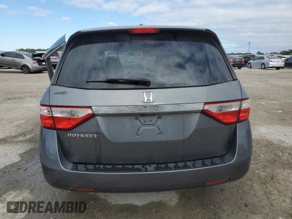 2012 Honda Odyssey EX-L with VIN 5FNRL5H63CB038980, listed as a Copart auction lot 41613155 with Not Provided miles and Salvage Title. Bid and sale history available at DreamBid. Image 6.