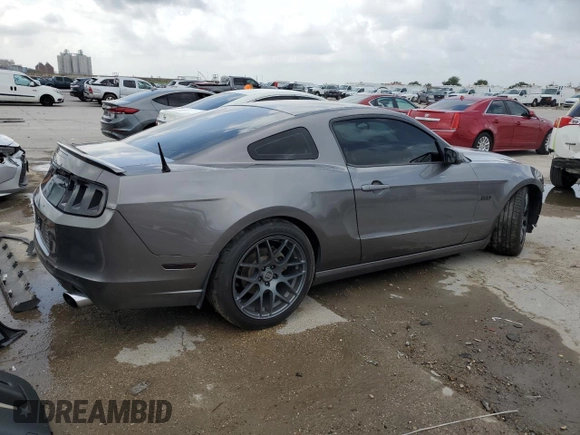 2014 Ford Mustang GT with VIN 1ZVBP8CF0E5253460, listed as a Copart auction lot 62730545 with 108,225 mi miles and Salvage title. Bid and sale history available at DreamBid. Image 3.