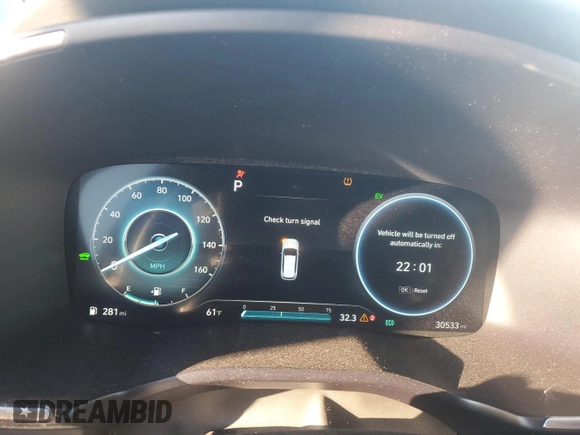 2023 Hyundai Santa Fe SEL Premium with VIN 5NMS3DA18PH007206, listed as a Copart auction lot 82906014 with 30,533 mi miles and Salvage Title. Bid and sale history available at DreamBid. Image 9.
