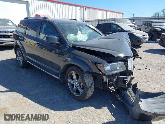 2017 Dodge Journey Crossroad Plus with VIN 3C4PDCGG7HT613495, listed as a IAAI auction lot 41841392 with Not provided miles and . Bid and sale history available at DreamBid. Image 1.