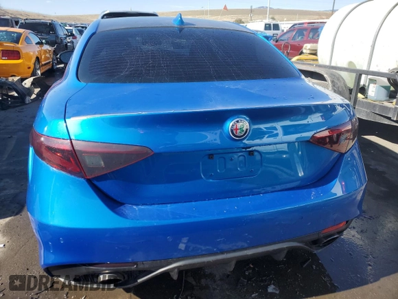 2017 Alfa Romeo Giulia Ti with VIN ZARFAEEN1H7559624, listed as a Copart auction lot 46426893 with 62,109 mi miles. Bid and sale history available at carsss.com. Image 6.