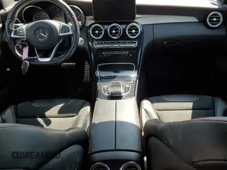 2018 Mercedes-Benz C 43 AMG with VIN 55SWF6EB7JU266087, listed as a Copart auction lot 52188745 with 45,891 mi miles and Salvage title. Bid and sale history available at DreamBid. Image 8.