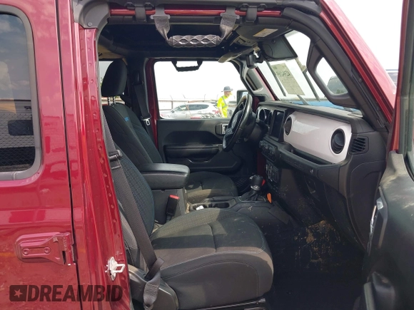 2021 Jeep Wrangler Unlimited Sport S с VIN 1C4HJXDG0MW709711, выставлен на аукционе IAAI как лот 42394165 с пробегом 52 916 миль миль и . История ставок и продаж доступна на DreamBid. Изображение 5.