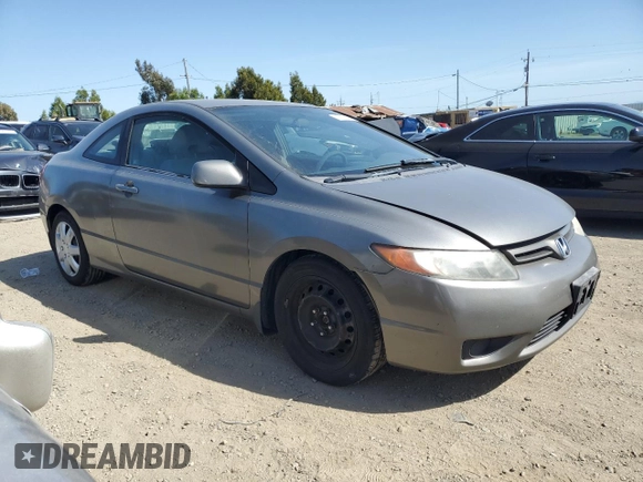 2006 Honda Civic Cpe LX with VIN 2HGFG12606H580076, listed as a Copart auction lot 54246575 with 181,568 mi miles and Clean Title. Bid and sale history available at carsss.com. Image 4.