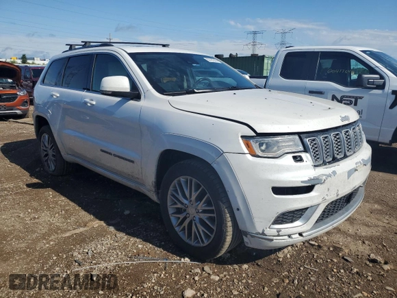 2017 Jeep Grand Cherokee Summit with VIN 1C4RJFJT9HC736624, listed as a Copart auction lot 62197245 with 217,469 mi miles and Salvage title. Bid and sale history available at DreamBid. Image 4.