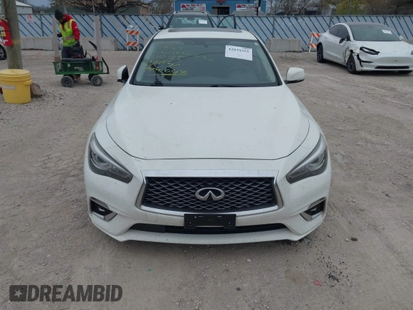 2019 Infiniti Q50 Luxe with VIN JN1EV7AP5KM512511, listed as a IAAI auction lot 42039355 with Not provided miles and . Bid and sale history available at DreamBid. Image 12.