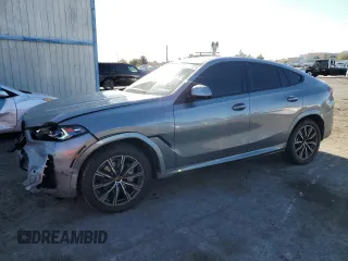 2024 BMW X6 xDrive40i with VIN 5UX33EX0XR9U60152, listed as a Copart auction lot 49845555 with 29,712 mi miles and Clean Title. Bid and sale history available at carsss.com. Image 1.