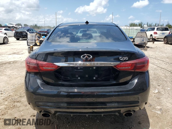 2018 Infiniti Q50 Luxe с VIN JN1EV7AP4JM350109, выставлен на аукционе Copart как лот 57971775 с пробегом 111 353 миль миль и Чистый • Clean title. История ставок и продаж доступна на DreamBid. Изображение 6.