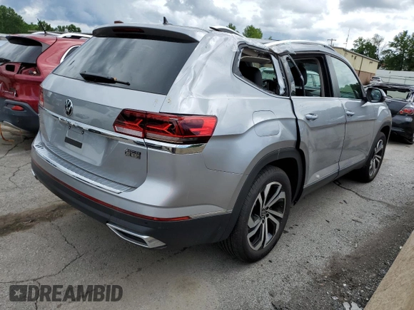 2023 Volkswagen Atlas SEL with VIN 1V2BP2CA9PC501013, listed as a Copart auction lot 59059693 with 6,402 mi miles and . Bid and sale history available at DreamBid. Image 3.