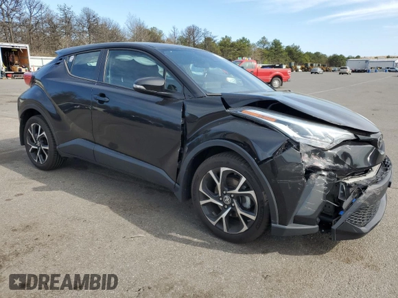 2021 Toyota C-HR LE with VIN NMTKHMBX5MR123586, listed as a Copart auction lot 54247515 with 47,646 mi miles and Salvage Title. Bid and sale history available at DreamBid. Image 4.