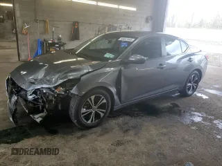 2021 Nissan Sentra SV z VIN 3N1AB8CV1MY256263, wystawiony jako Copart lot #55847445 z przebiegiem 60 037 mil mil oraz Szkoda całkowita • Salvage title. Historia ofert i sprzedaży dostępna na DreamBid. Obrazek 1.