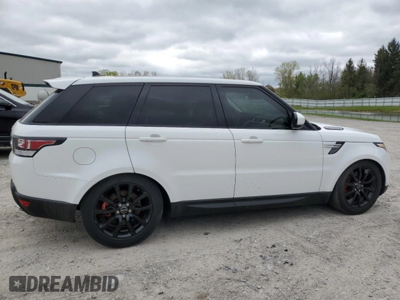 2016 Land Rover Range Rover Sport HSE with VIN SALWR2KF4GA634289, listed as a Copart auction lot 56366575 with 82,608 mi miles and Clean Title. Bid and sale history available at DreamBid. Image 3.