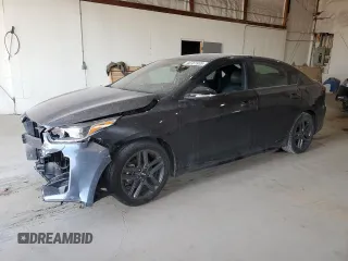 2020 Kia Forte GT-Line with VIN 3KPF34AD2LE156837, listed as a Copart auction lot 48761935 with 43,706 mi miles and Salvage Title. Bid and sale history available at DreamBid. Image 1.