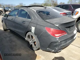2015 Mercedes-Benz CLA 250 with VIN WDDSJ4EB4FN165302, listed as a Copart auction lot 41458985 with 78,956 mi miles and Salvage Title. Bid and sale history available at DreamBid. Image 2.