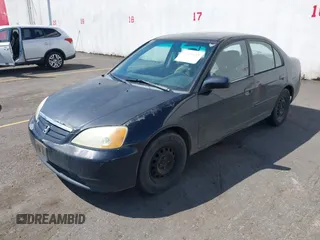 2001 Honda Civic LX with VIN JHMES16531S000040, listed as a IAAI auction lot 42191403 with 225,897 mi miles. Bid and sale history available at carsss.com. Image 2.
