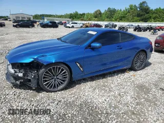 2020 BMW 8 Series 840i with VIN WBAAE2C04LCD19661, listed as a Copart auction lot 56127284 with 63,542 mi miles and Clean Title. Bid and sale history available at carsss.com. Image 1.