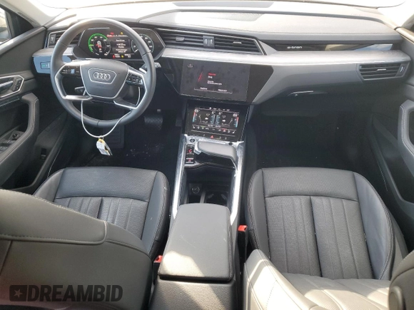 2024 Audi Q8 e-tron Premium Plus z VIN WA15AAGE8RB038873, wystawiony jako Copart lot #76623264 z przebiegiem 5 993 mil mil oraz Szkoda całkowita • Salvage title. Historia ofert i sprzedaży dostępna na DreamBid. Obrazek 8.