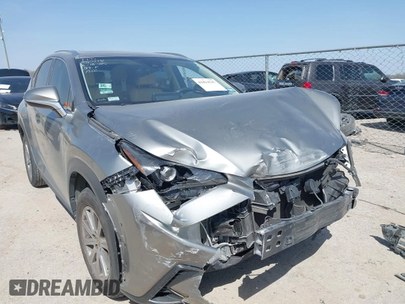 2020 Lexus NX 300 z VIN JTJDARBZ4L2171323, wystawiony jako IAAI lot #41814547 z przebiegiem 42 758 mil mil oraz . Historia ofert i sprzedaży dostępna na DreamBid. Obrazek 1.