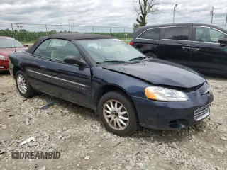 2001 Chrysler Sebring with VIN 1C3EL45U11N706855, listed as a Copart auction lot 62395804 with 78,725 mi miles and Non Repairable. Bid and sale history available at DreamBid. Image 4.