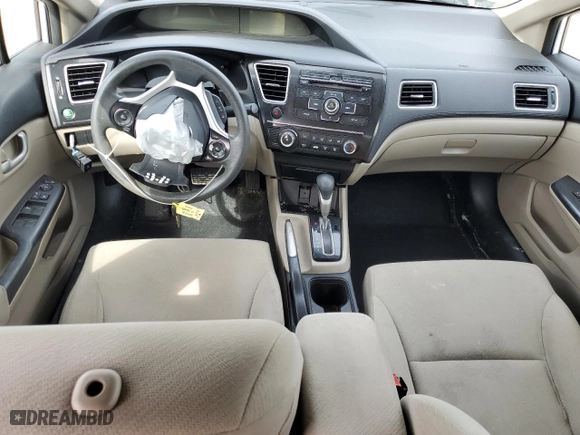 2013 Honda Civic Sdn LX with VIN 19XFB2F56DE248981, listed as a Copart auction lot 51170165 with 117,689 mi miles and Salvage Title. Bid and sale history available at carsss.com. Image 8.