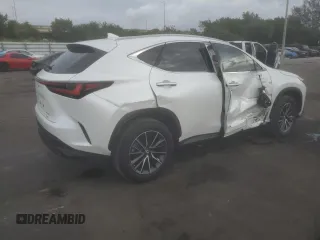 2023 Lexus NX with VIN JTJGGCEZ4P2009461, listed as a Copart auction lot 85723404 with 11,712 mi miles and Salvage Title. Bid and sale history available at carsss.com. Image 3.