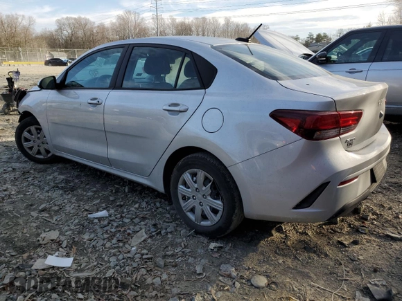 2023 Kia Rio S with VIN 3KPA24AD4PE628801, listed as a Copart auction lot 47924185 with 8,158 mi miles and Salvage Title. Bid and sale history available at carsss.com. Image 2.