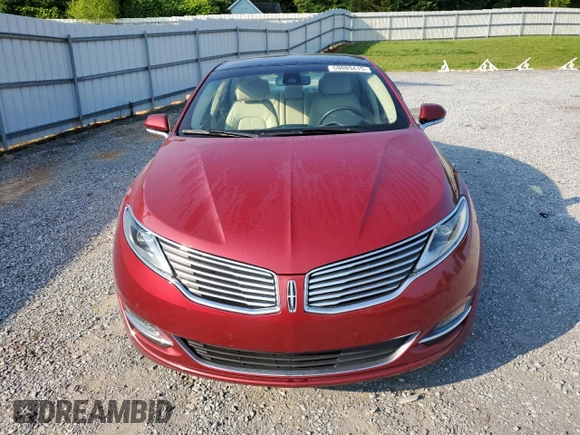2014 Lincoln MKZ Hybrid with VIN 3LN6L2LUXER816096, listed as a Copart auction lot 59089415 with 52,977 mi miles and Salvage title. Bid and sale history available at DreamBid. Image 5.