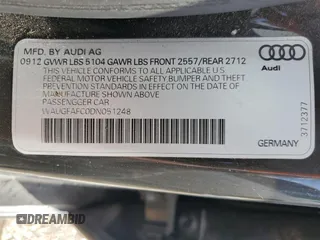 2013 Audi A6 Premium Plus z VIN WAUGFAFC0DN051248, wystawiony jako Copart lot #56663775 z przebiegiem 110 304 mil mil oraz Szkoda całkowita • Salvage title. Historia ofert i sprzedaży dostępna na DreamBid. Obrazek 12.