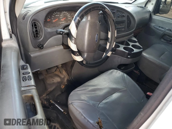 2007 Ford Econoline Cargo Commercial with VIN 1FTNE14W67DA71363, listed as a Copart auction lot 44397965 with 249,757 mi miles and Salvage Title. Bid and sale history available at DreamBid. Image 8.