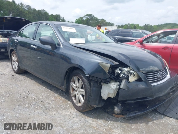 2007 Lexus ES 350 with VIN JTHBJ46G272106335, listed as a IAAI auction lot 42178008 with 144,552 mi miles. Bid and sale history available at carsss.com. Image 1.