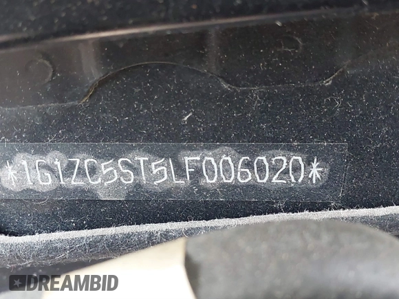 2020 Chevrolet Malibu LS with VIN 1G1ZC5ST5LF006020, listed as a IAAI auction lot 40030305 with 91,817 mi miles and . Bid and sale history available at DreamBid. Image 9.