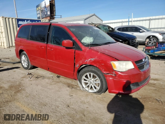 2013 Dodge Grand Caravan SXT with VIN 2C4RDGCGXDR770943, listed as a Copart auction lot 84181164 with 198,166 mi miles and Salvage Title. Bid and sale history available at DreamBid. Image 4.