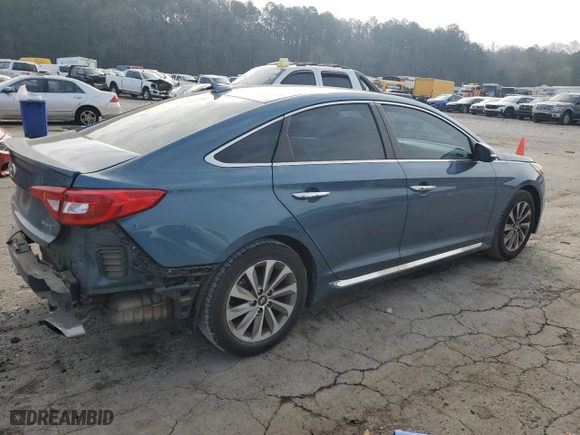 2016 Hyundai Sonata 2.4L Sport with VIN 5NPE34AF1GH422637, listed as a Copart auction lot 49246885 with 187,850 mi miles and Salvage Title. Bid and sale history available at carsss.com. Image 3.