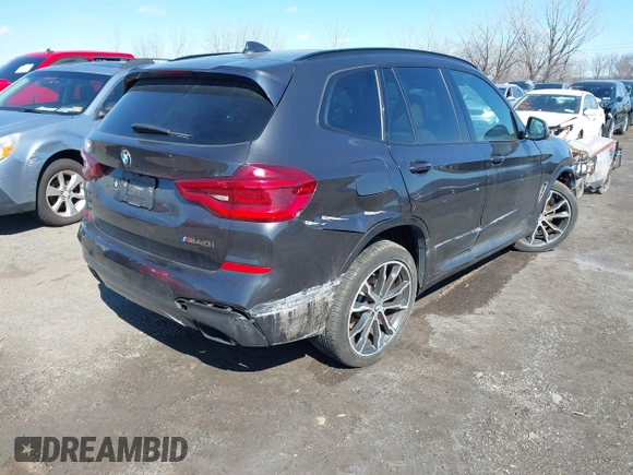 2020 BMW X3 M40i with VIN 5UXTY9C05LLE59910, listed as a IAAI auction lot 41742747 with 46,202 mi miles and . Bid and sale history available at DreamBid. Image 4.