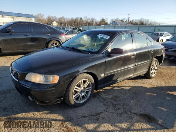 2006 Volvo S60 2.5T with VIN YV1RH592462551637, listed as a Copart auction lot 48795315 with 169,073 mi miles and Salvage Title. Bid and sale history available at carsss.com. Image 1.