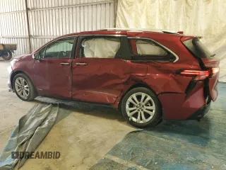 2021 Toyota Sienna Limited with VIN 5TDERKECXMS032404, listed as a Copart auction lot 68022034 with 26,814 mi miles and Clean Title. Bid and sale history available at carsss.com. Image 2.