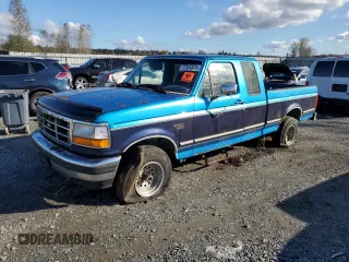 1995 Ford F-150 with VIN 1FTEX14H2SKA82635, listed as a Copart auction lot 77324504 with 0 mi miles and Clean Title. Bid and sale history available at carsss.com. Image 1.