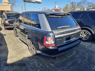 2012 Land Rover Range Rover Sport HSE with VIN SALSF2D41CA726733, listed as a Copart auction lot 43197725 with 258,935 mi miles and Clean title. Bid and sale history available at DreamBid. Image 3.